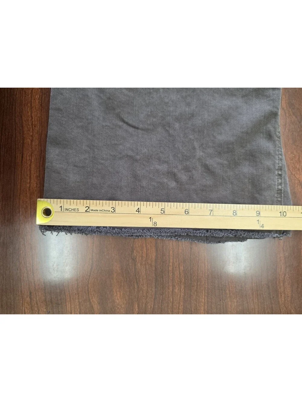 Banana Republic Factory Chocolate Brown Raw Hem Wide Leg Cropped Jeans Womens 28